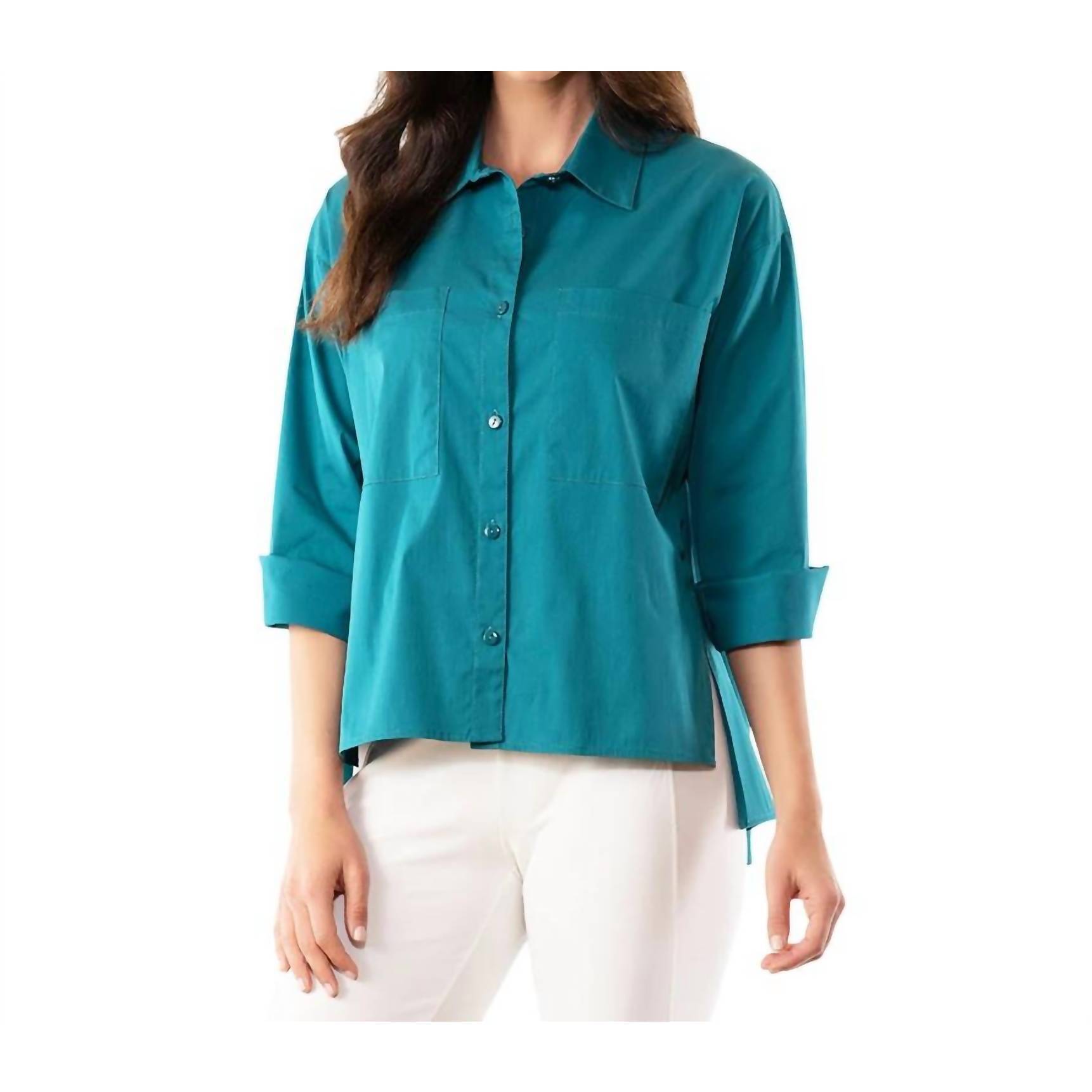 New Stella Carakasi Wear Anywhere Shirt In Peacock